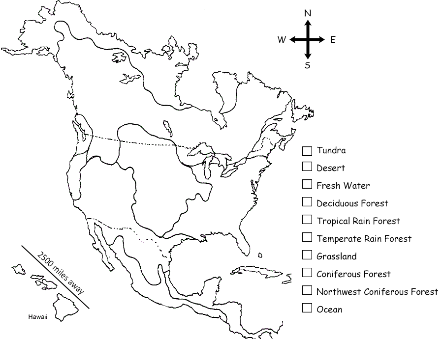 northwest coniferous forest map